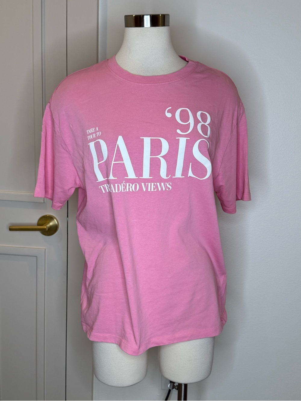 '98 Paris Pink Graphic Tee